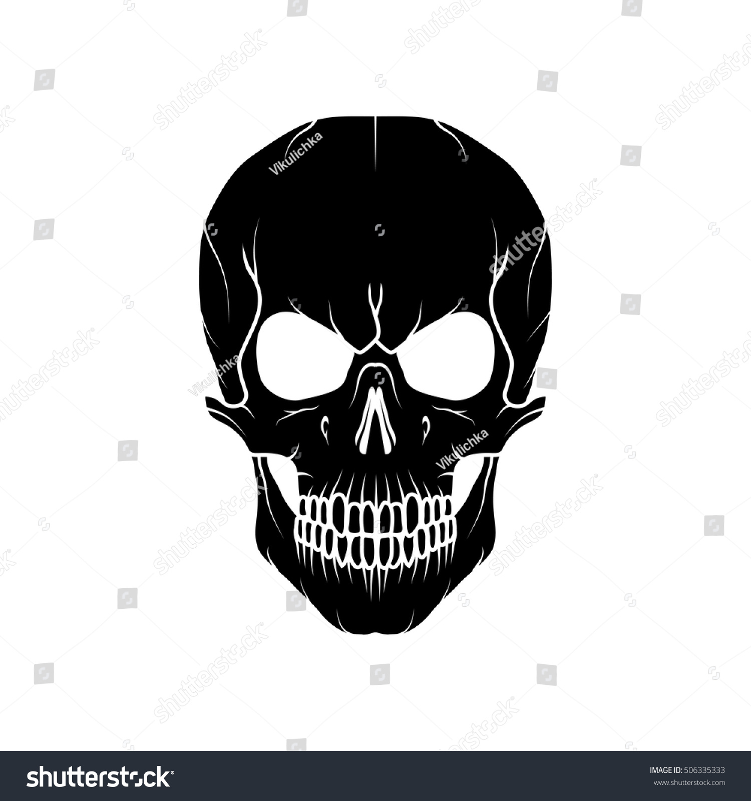 shutterstock vector skull Stock Illustration 506335333 Vector : Skull Shutterstock