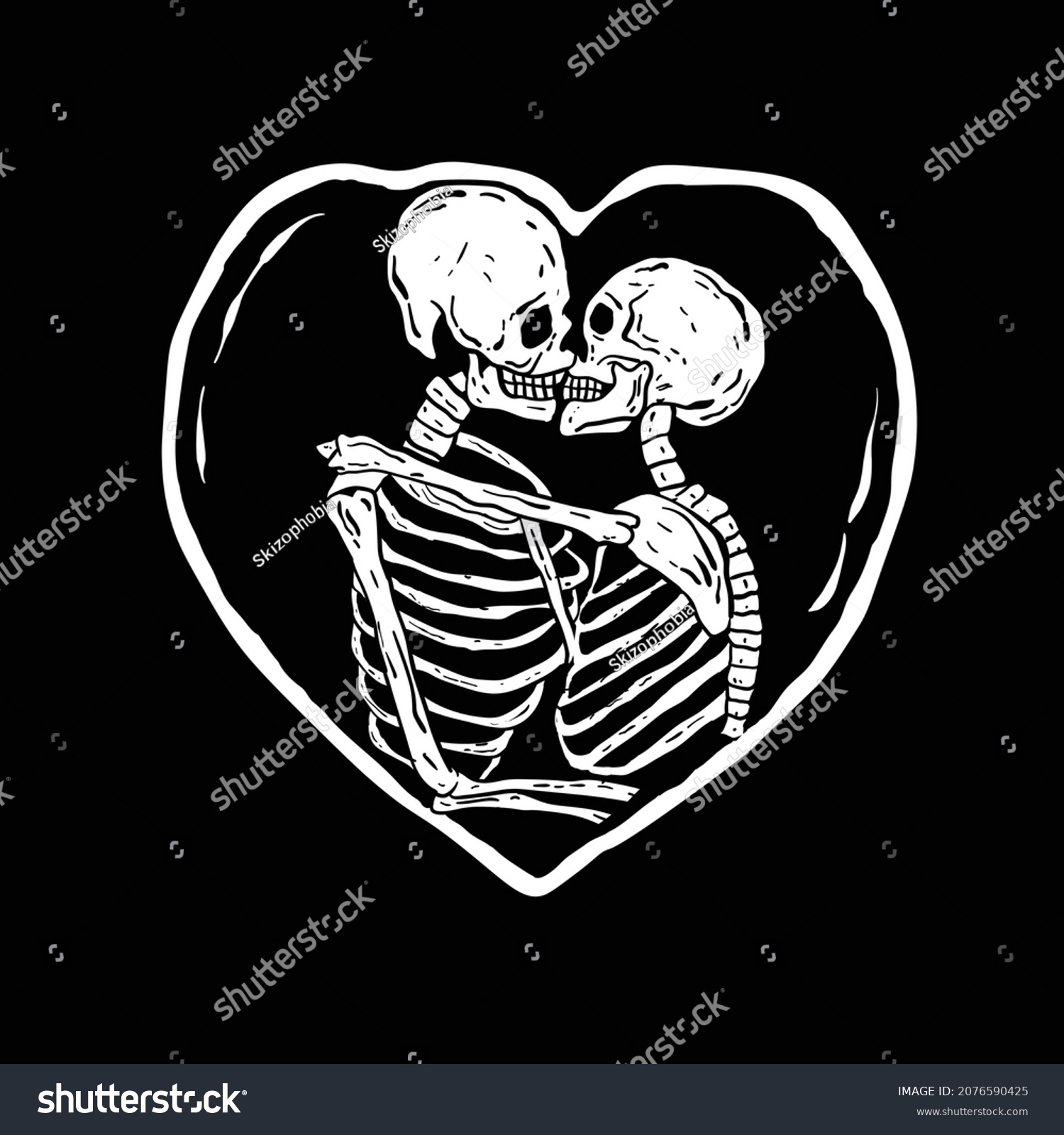 390 Skeleton love hand symbol doodle Images, Stock Photos & Vectors ...