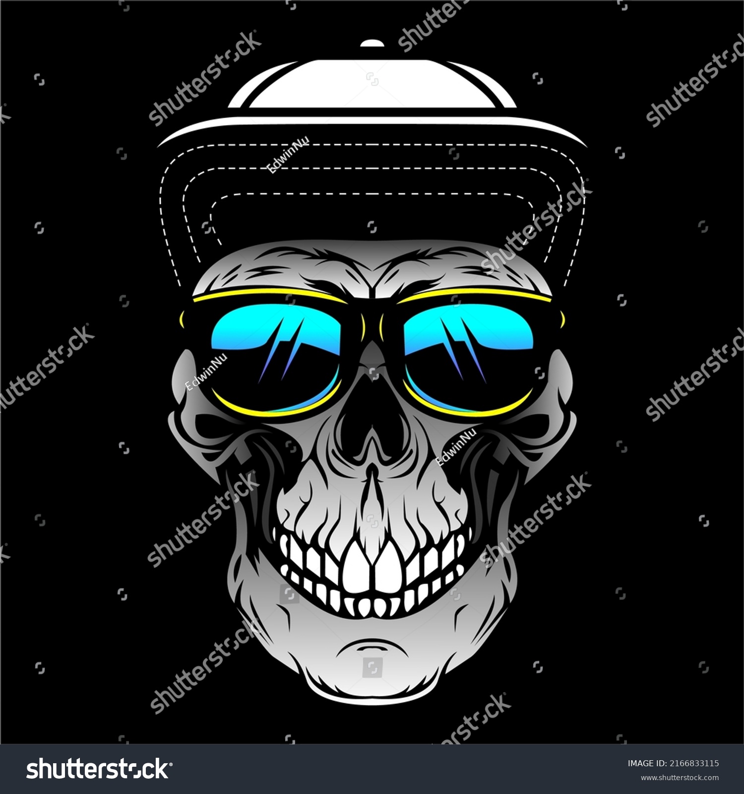 Skull Logo Design Inspiration Design Element Stock Vector (Royalty Free ...