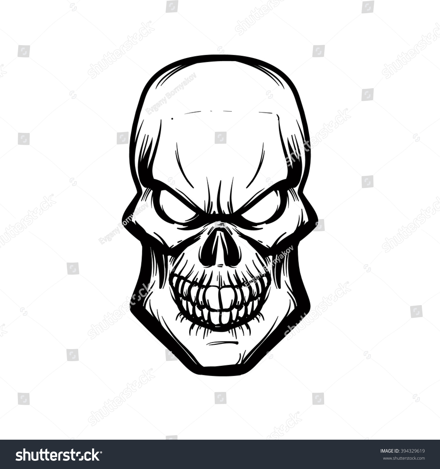 skull logo design template simple illustration stock vector skull logo design template simple illustration stock vector