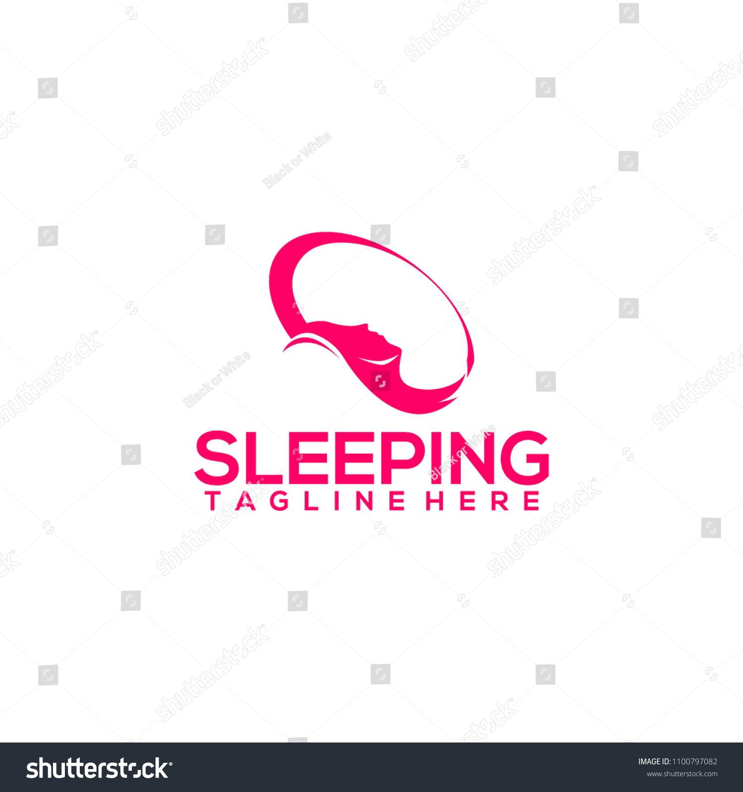 Sleep Logo Design Stock Vector (Royalty Free) 1100797082 | Shutterstock