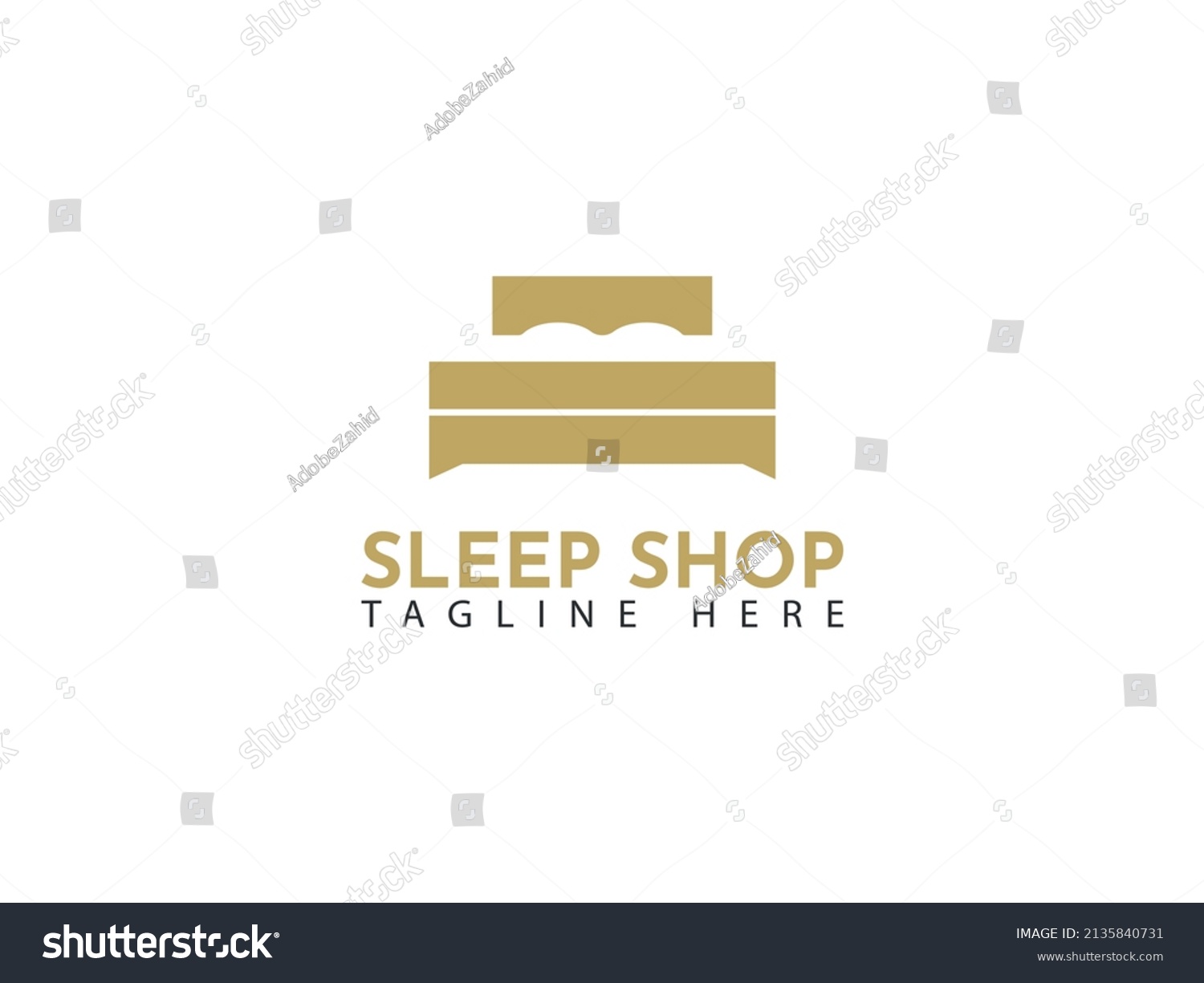 Sleep Shop Logo Design Modern Sleep Stock Vector (Royalty Free ...