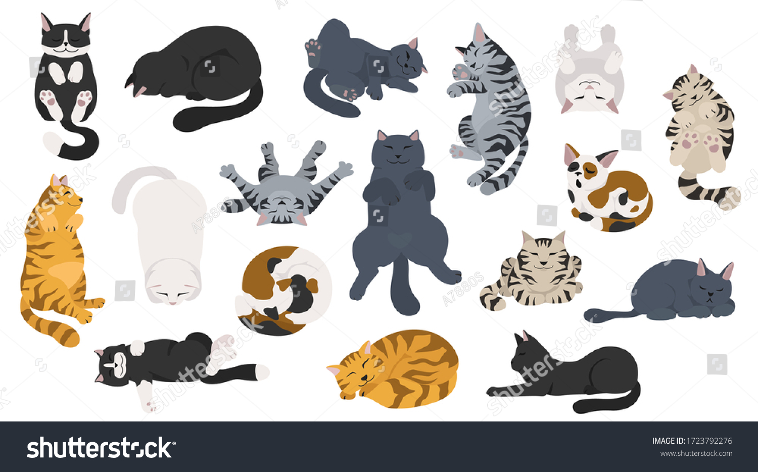 1,134 Cat lying down Stock Vectors, Images & Vector Art | Shutterstock