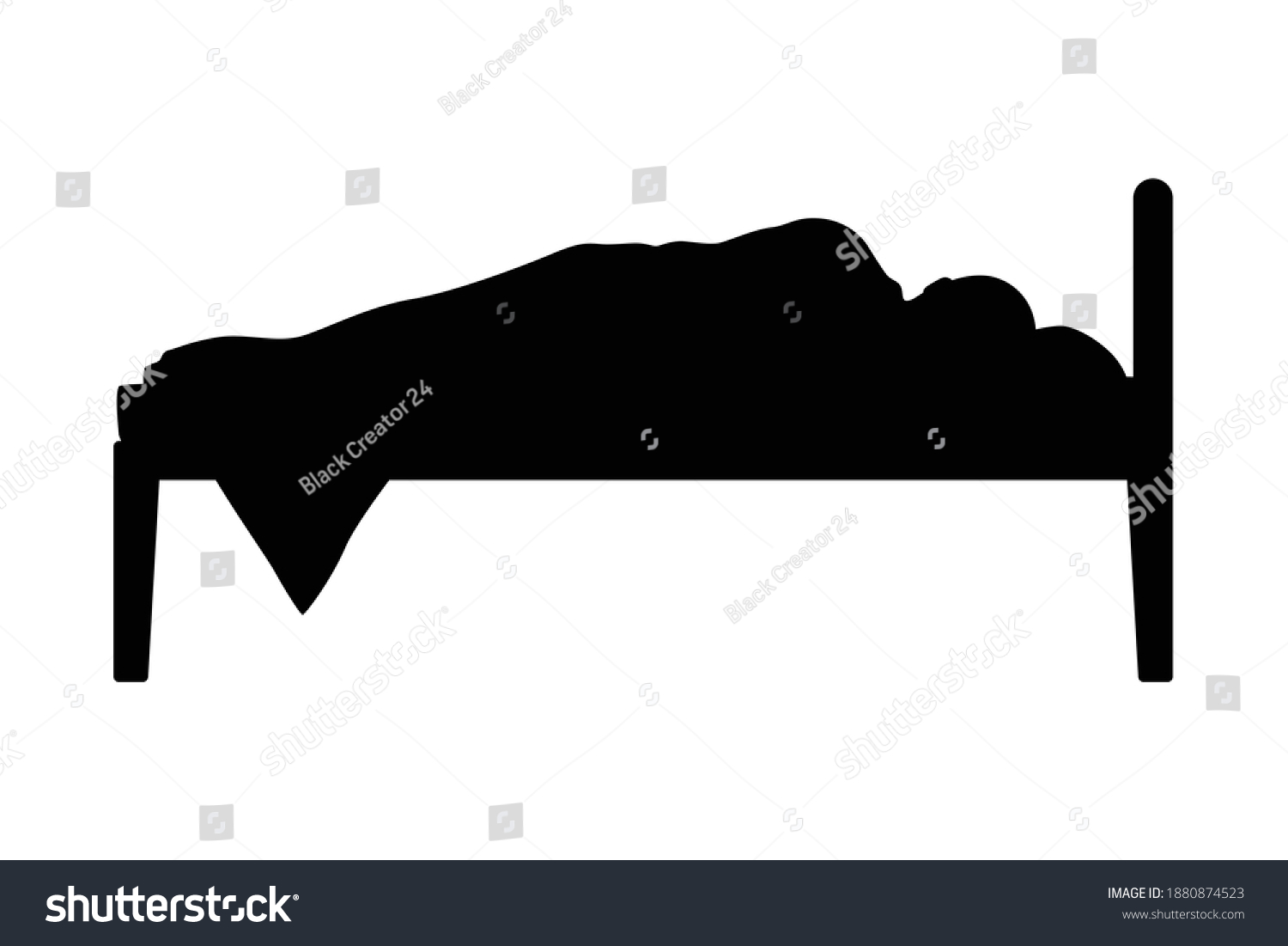 65693 Sleeping Silhouette Images Stock Photos And Vectors Shutterstock