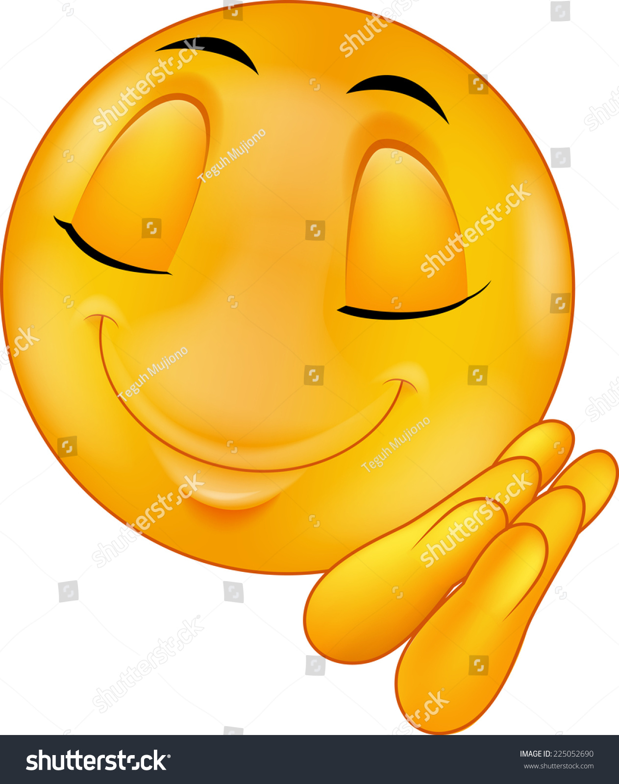 Sleeping Smiley Emoticon Stock Vector 225052690 - Shutterstock