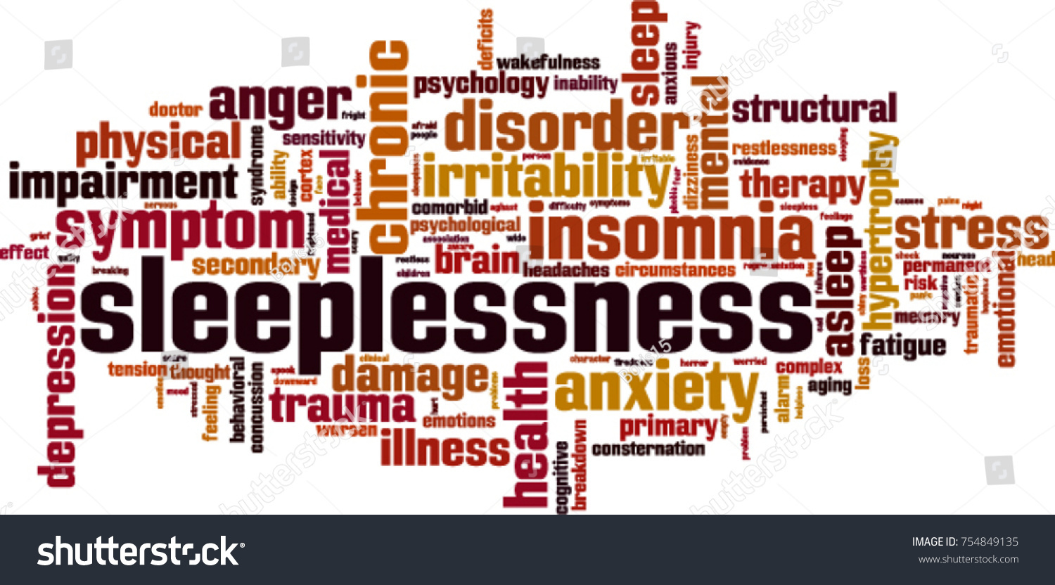 sleeplessness-word-cloud-concept-vector-illustration-stock-vector