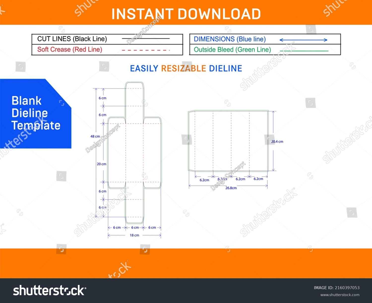 Slipcase Chocolate Box Dieline Template 3d Stock Vector (royalty Free 