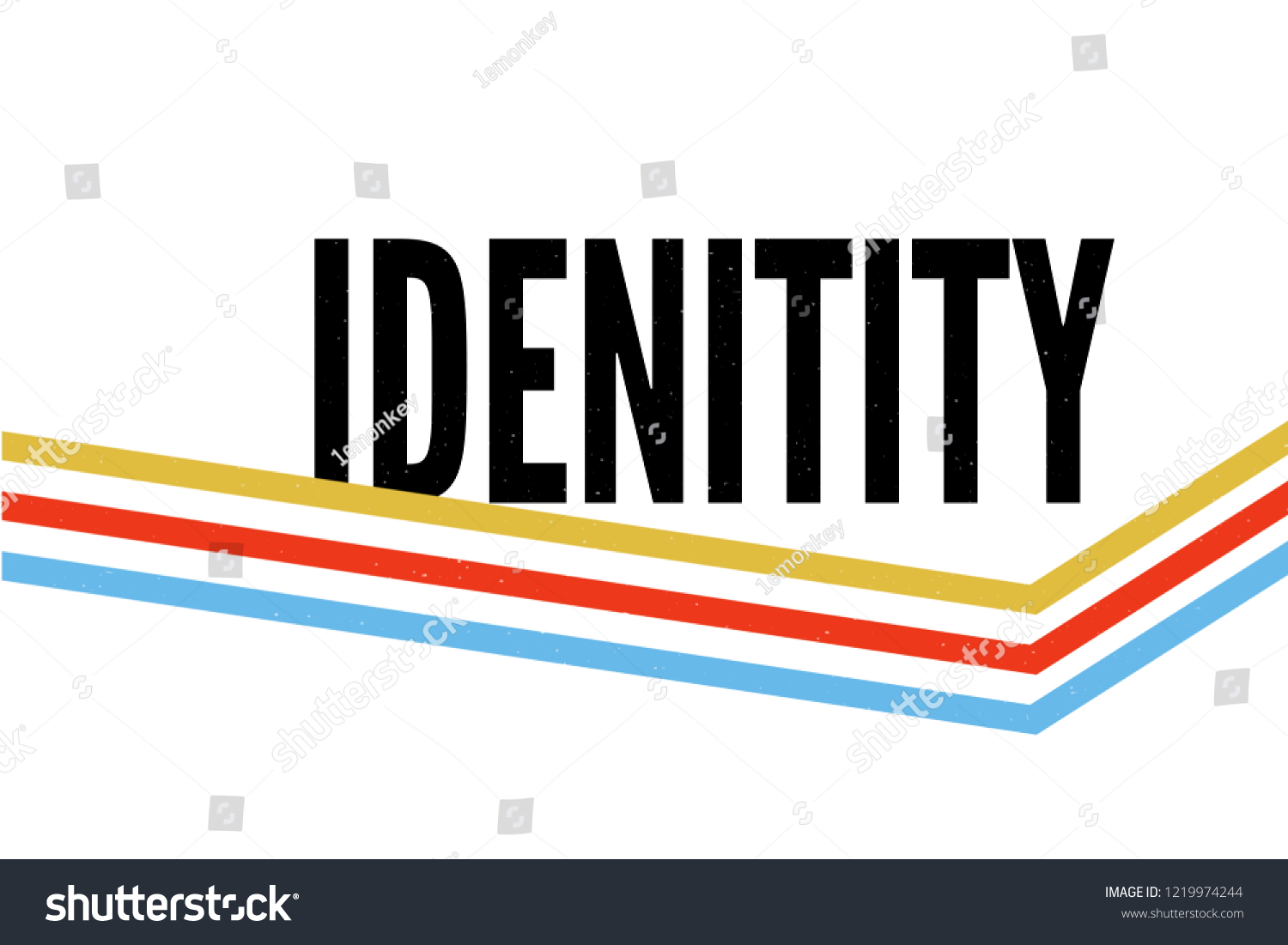 Slogan Identity Phrase Graphic Vector Print Stock Vector (Royalty Free) 1219974244 Shutterstock