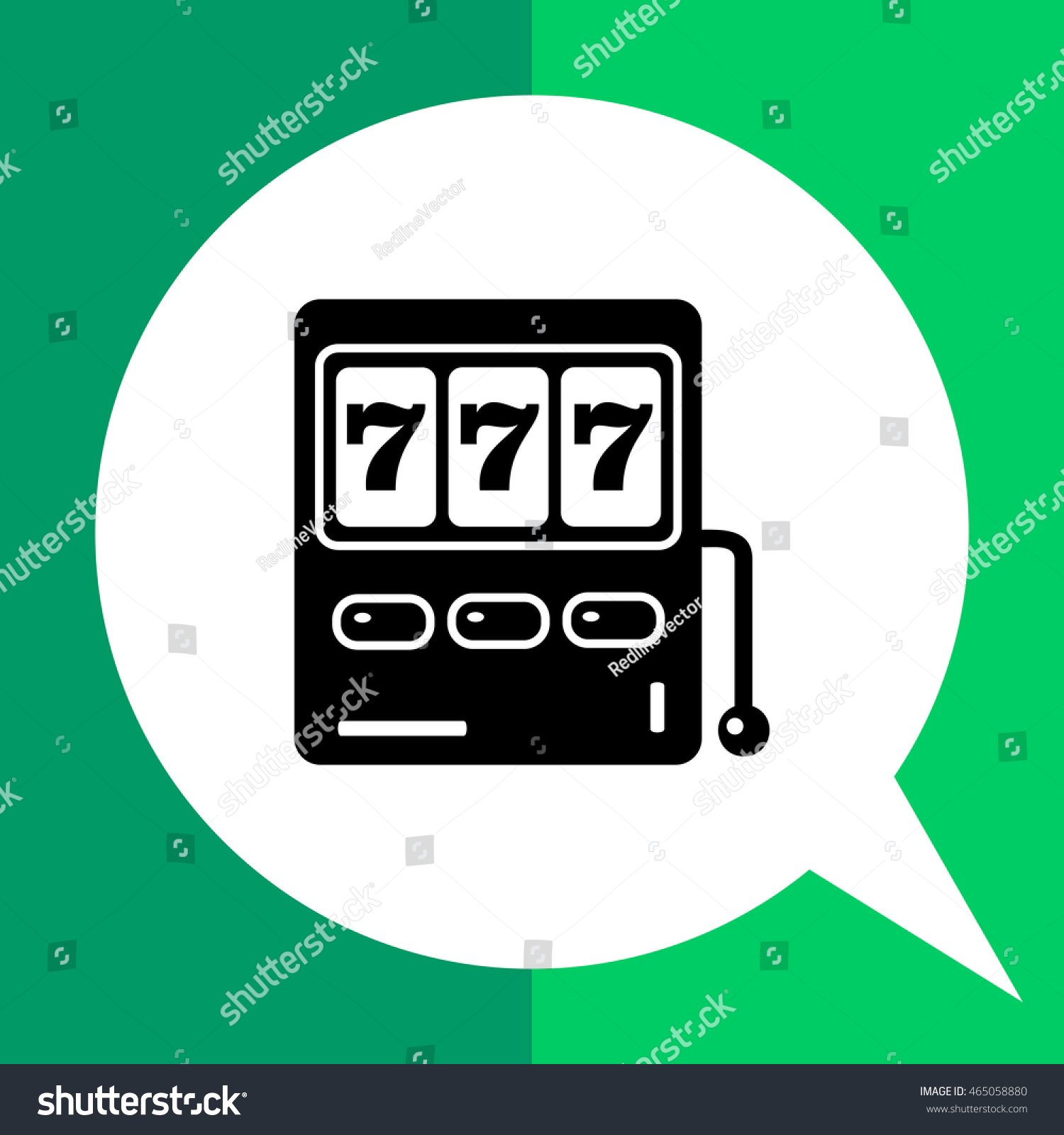 Slot Machine Icon Stock Vector 465058880 - Shutterstock