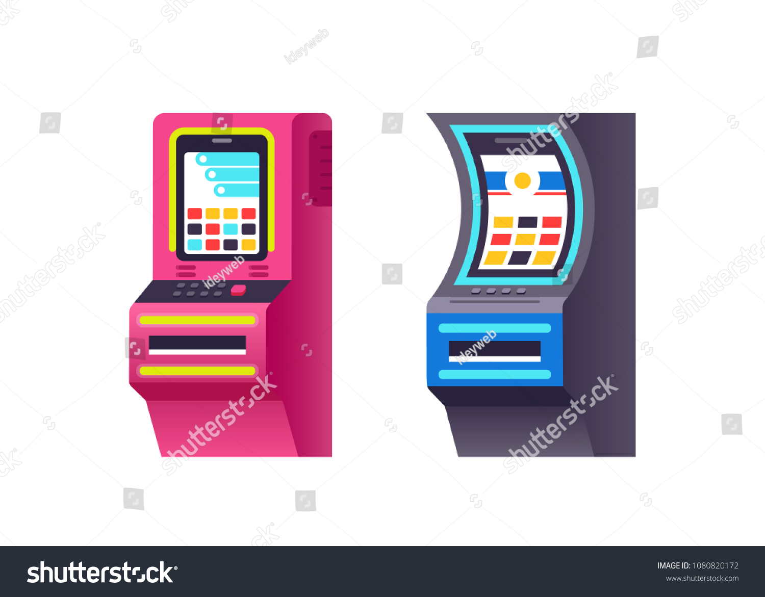Electronic handheld slot machine games