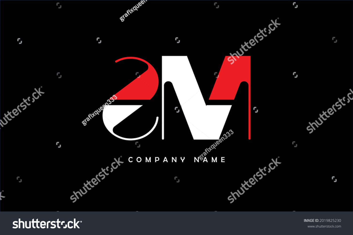 Sm Ms Alphabets Letters Logo Monogram Stock Vector (Royalty Free ...