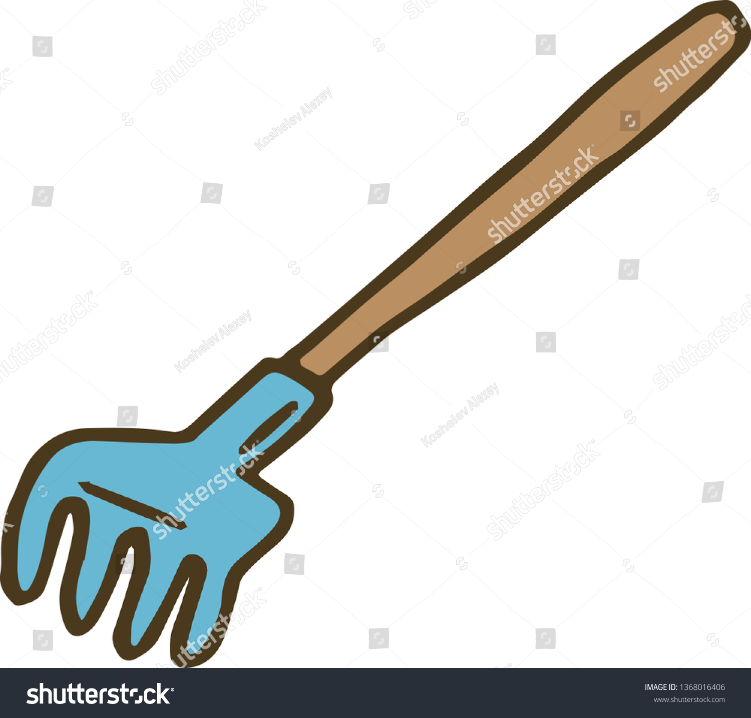 small leaf rake