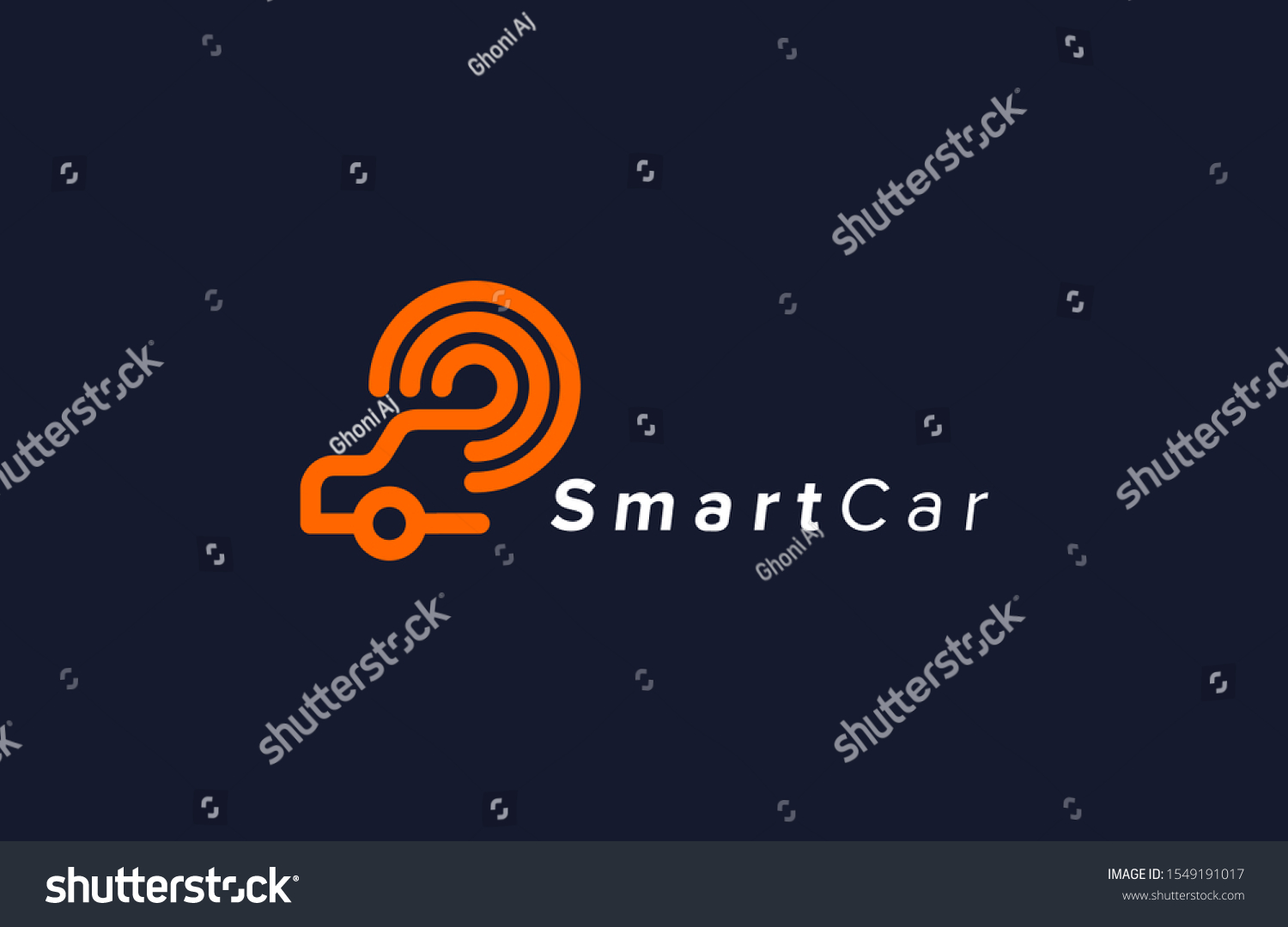 Smart Car Vector Logo Illustrator Template Stock Vector (Royalty Free ...