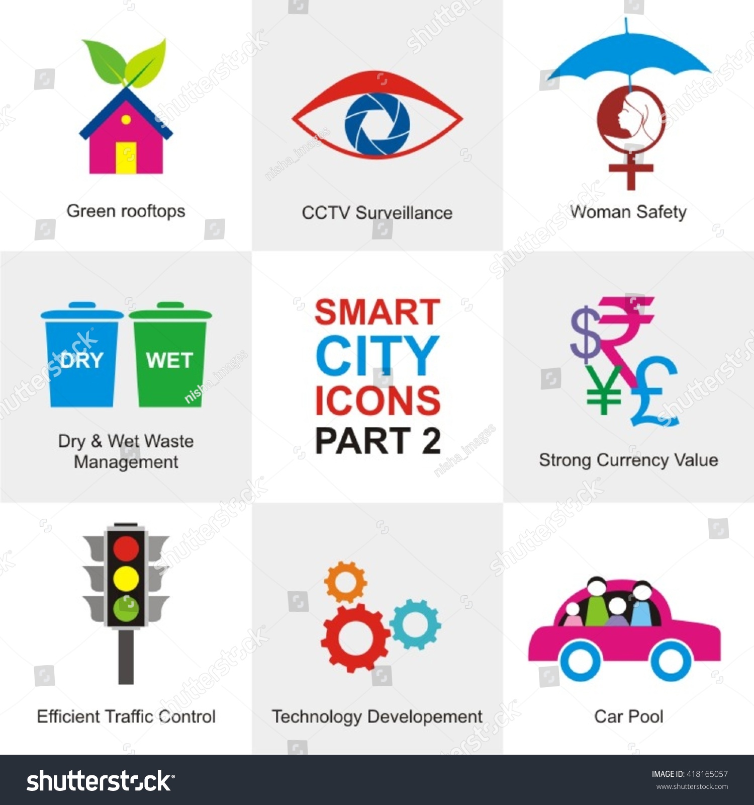 Smart City Icons Stock Vector Royalty Free 418165057 Shutterstock Smart City Icons Stock Vector Royalty Free 418165057 Shutterstock