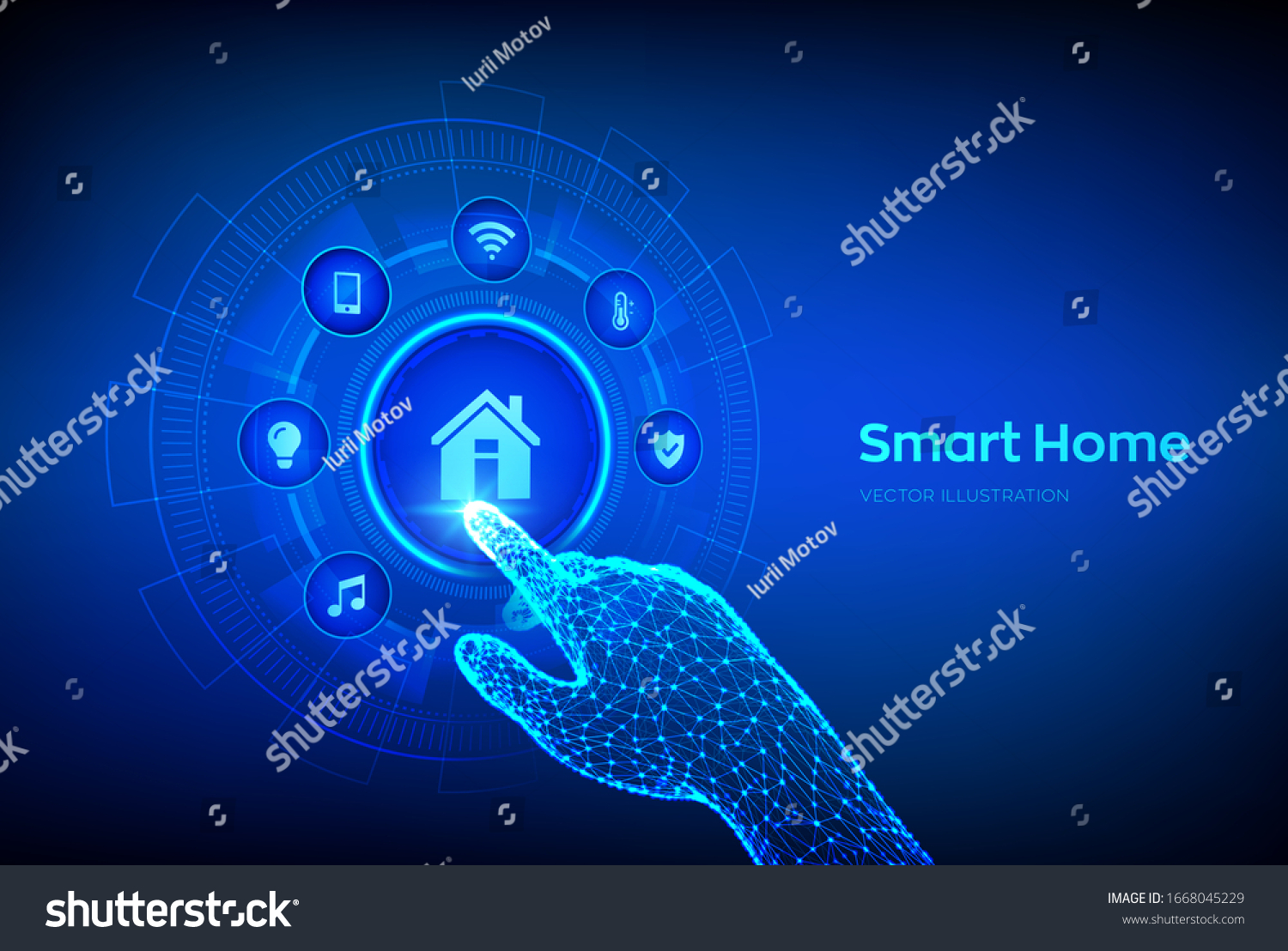Smart Home Automation Control System Concept Stock Vector Royalty Free Smart Home Automation Control System Concept Stock Vector Royalty Free