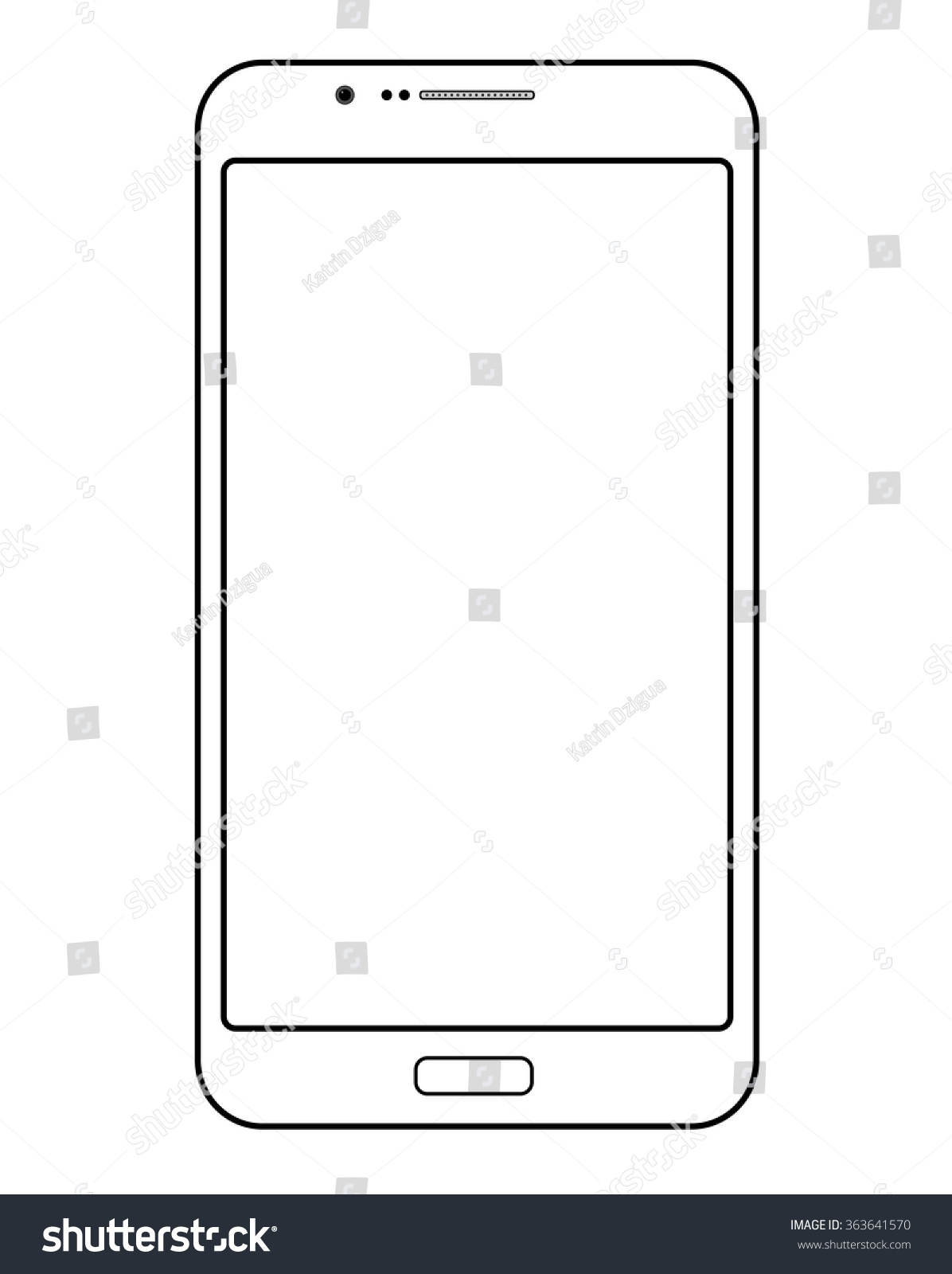 phone template
