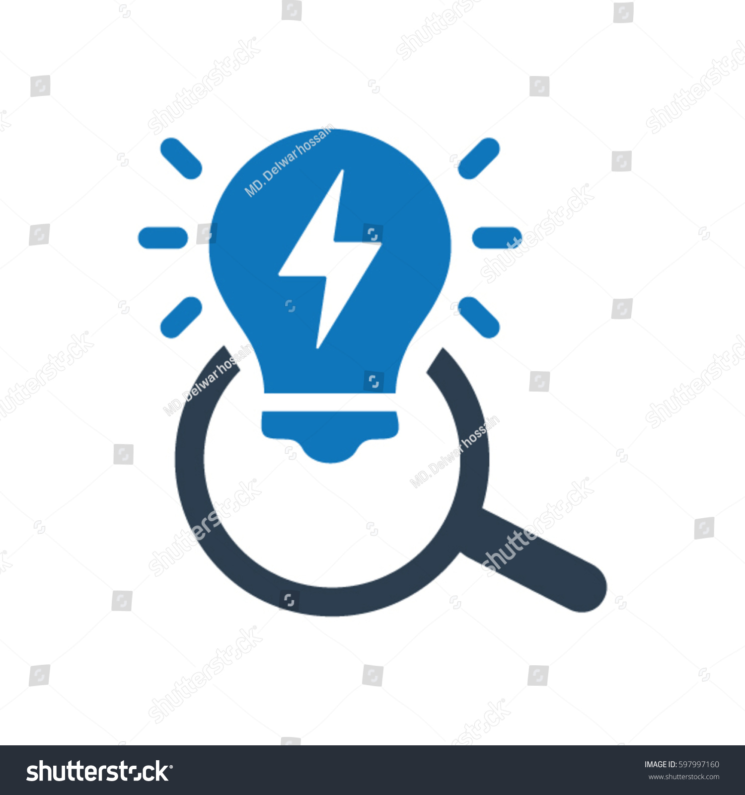 Smart Scan Icon Stock Vector (Royalty Free) 597997160