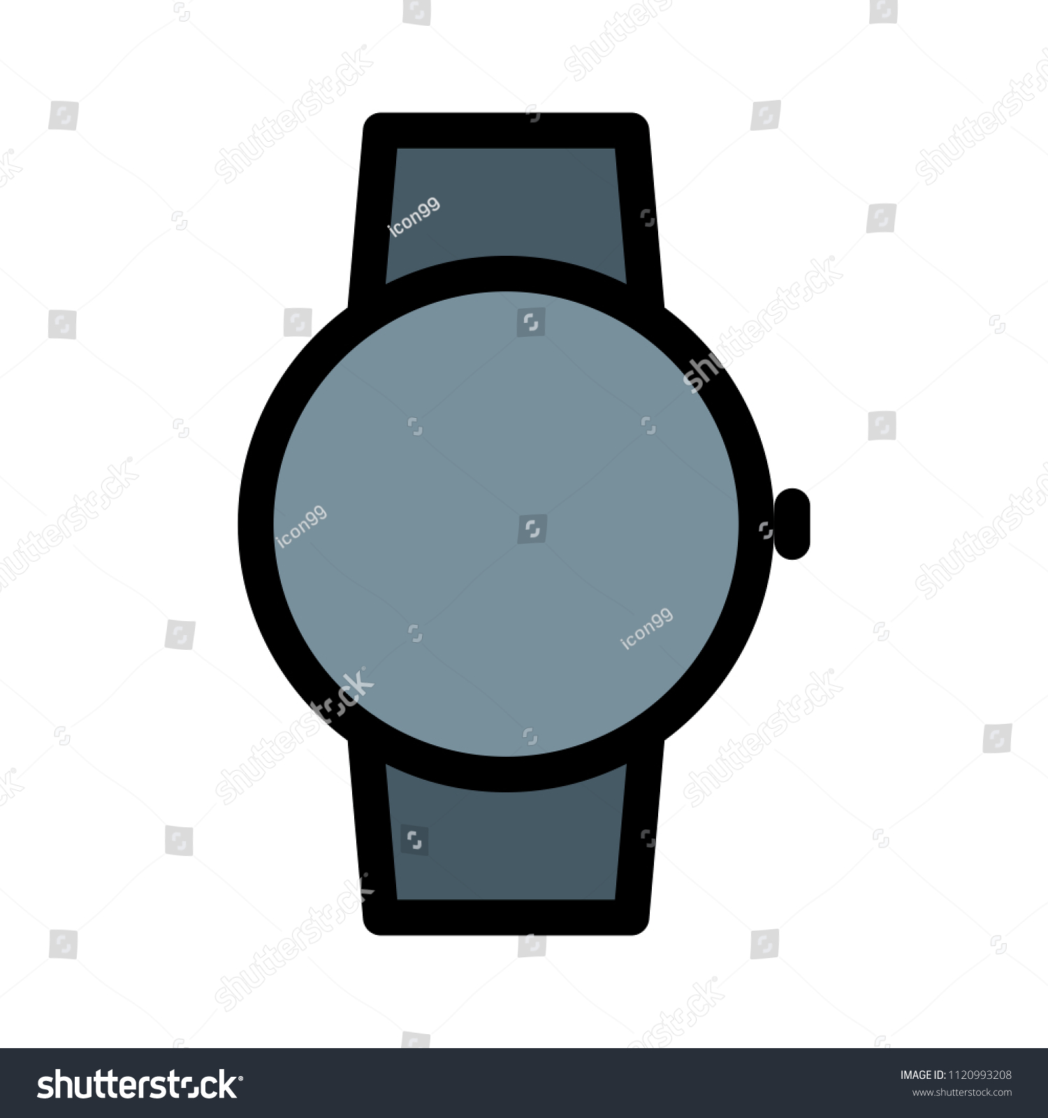 round faced smartwatch