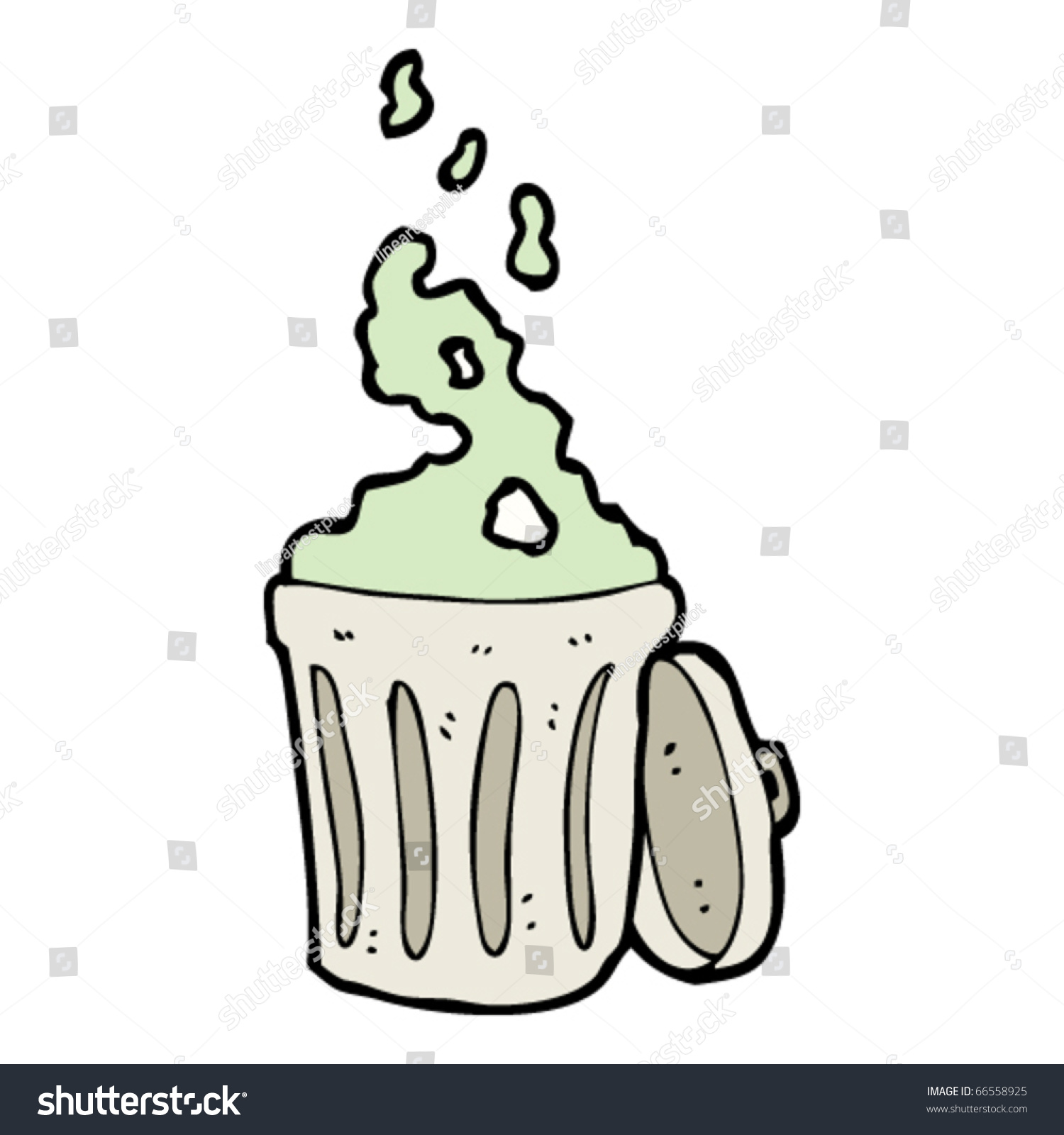 Smelly Bin Cartoon Stock Vector (Royalty Free) 66558925 | Shutterstock