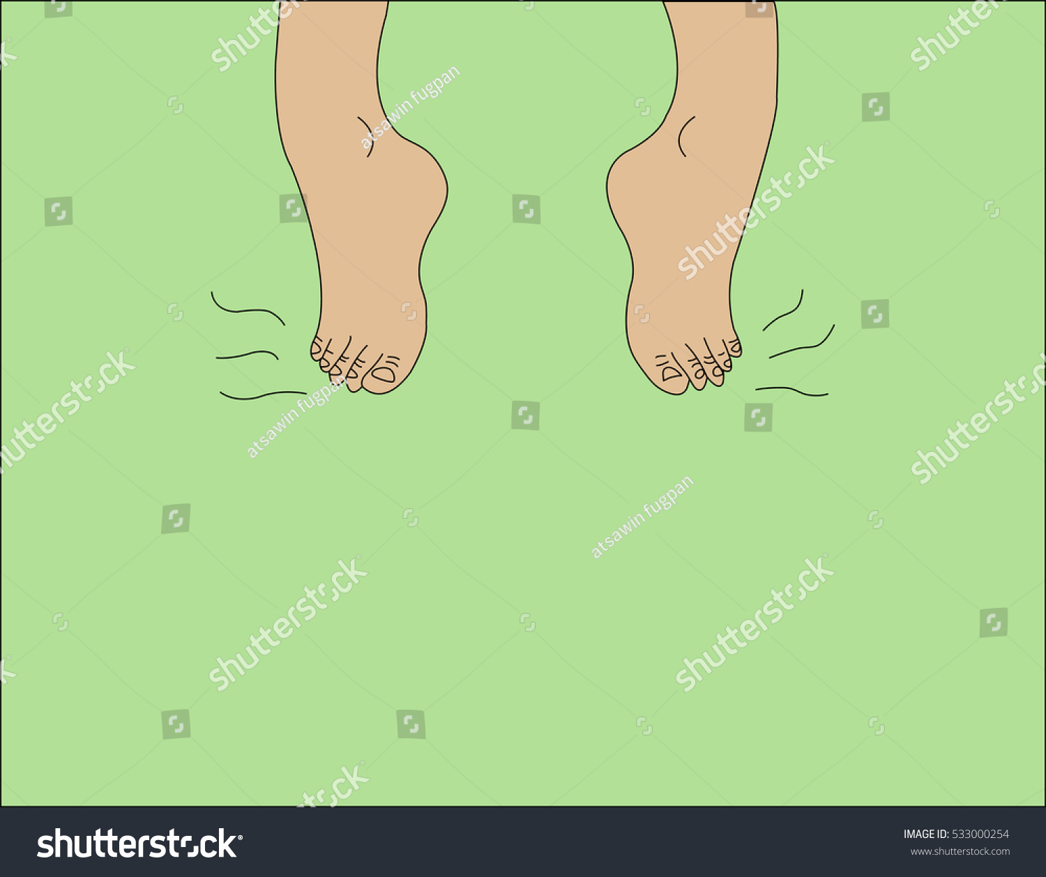 SVG of smelly feet svg