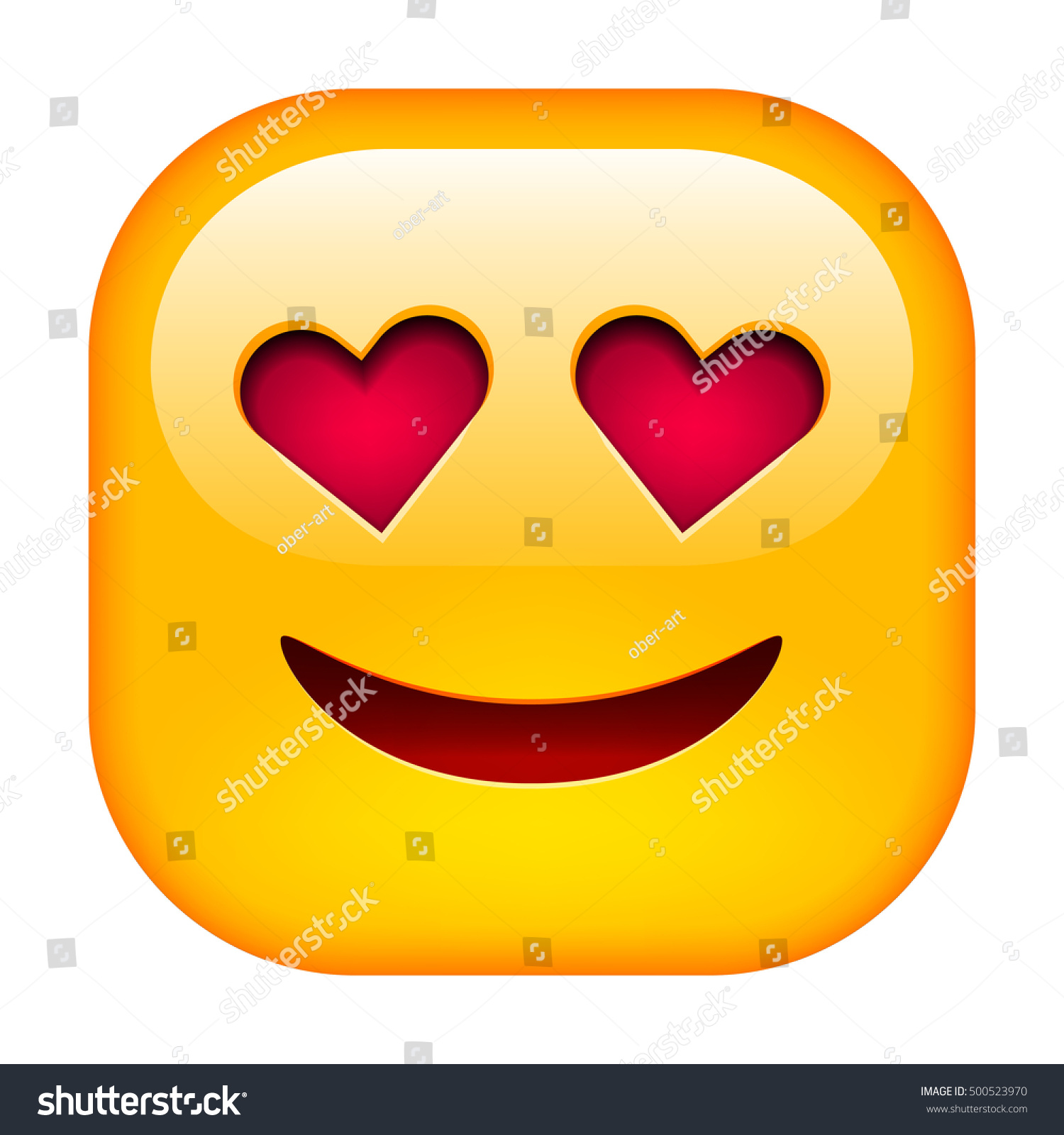 Smile Love Emoticon Isolated Vector Illustration Image Vectorielle De Stock Libre De Droits 8496