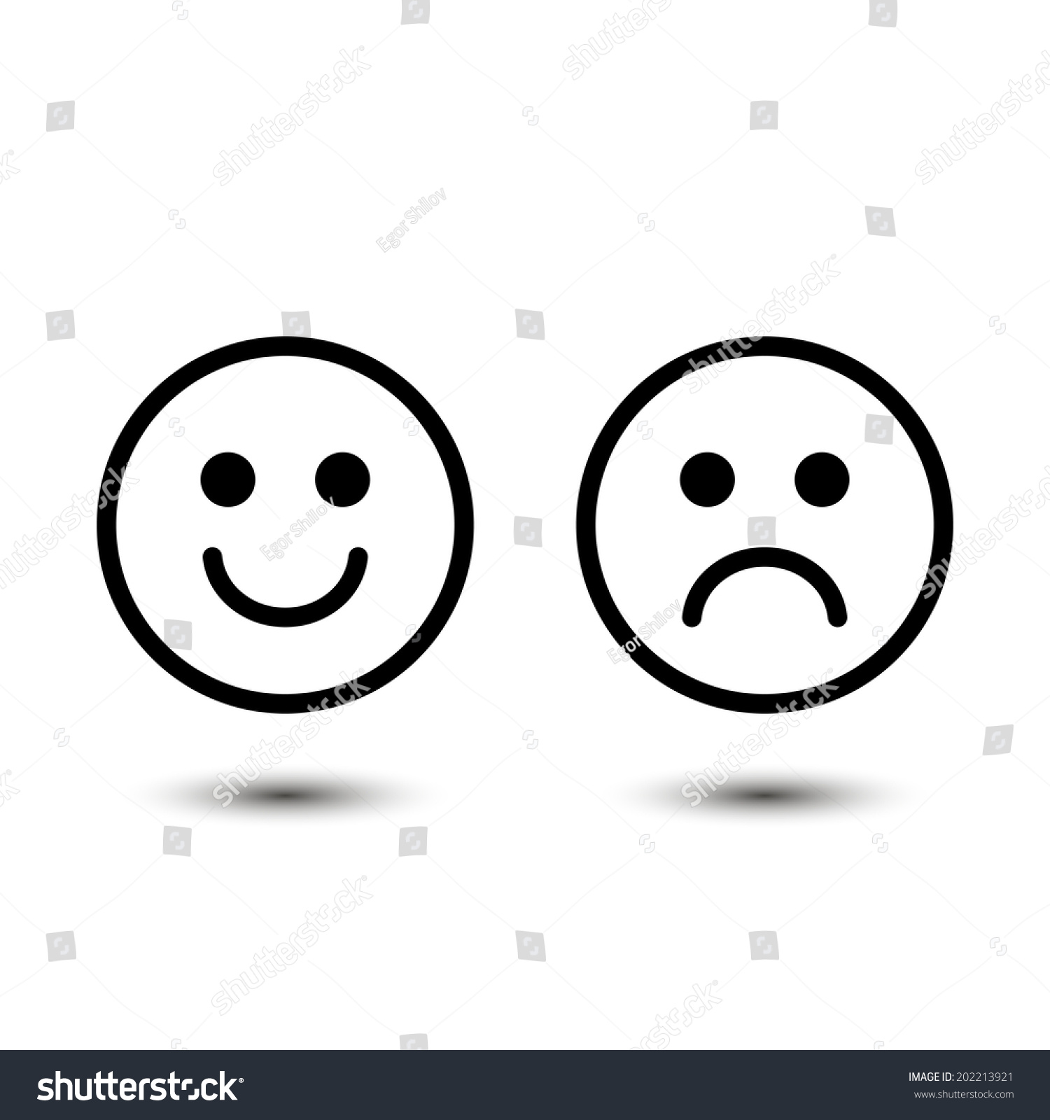 Smile Vector Icons Stock Vector 202213921 - Shutterstock