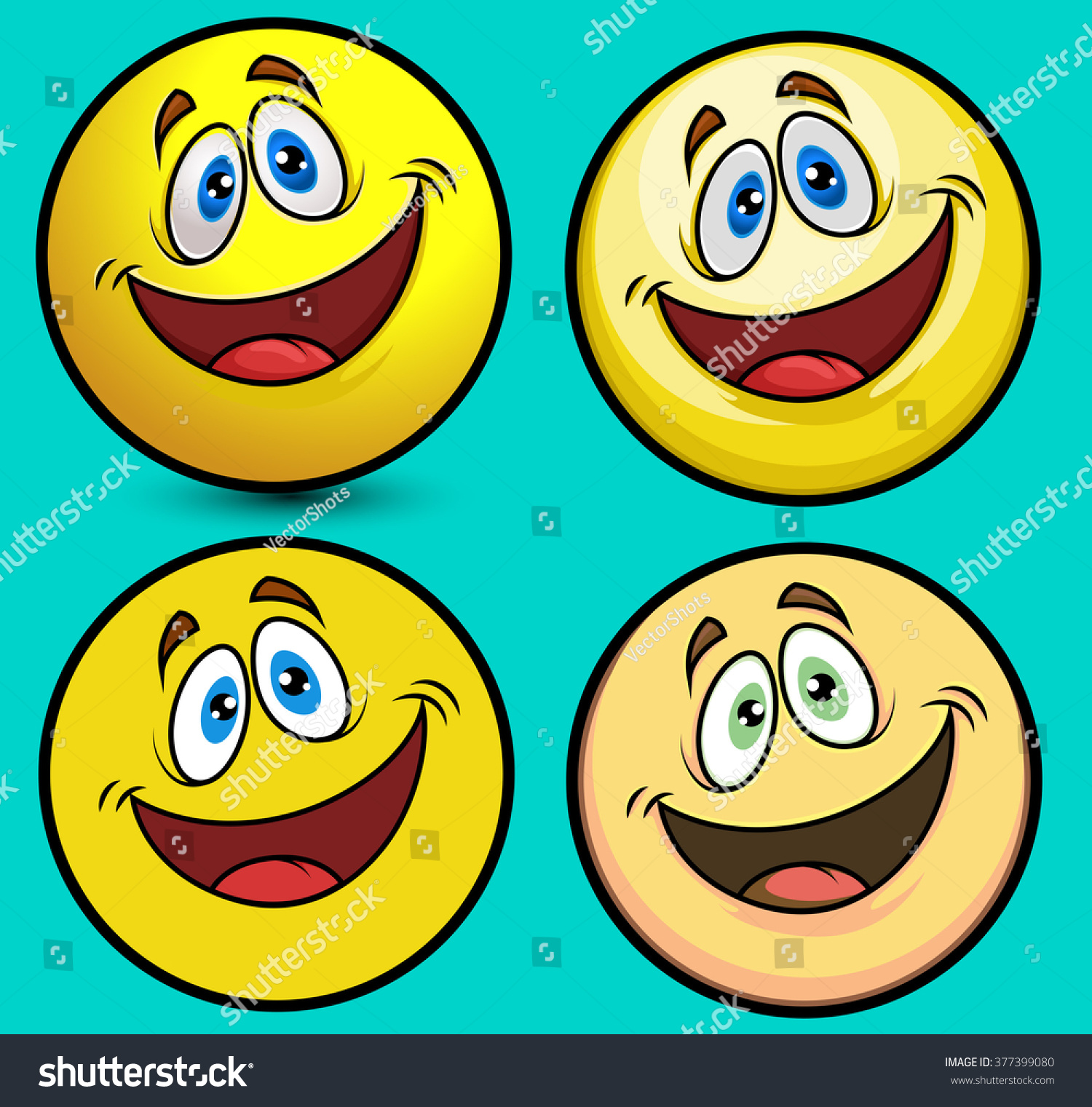 Smiley Ball Stock Vector Illustration 377399080 : Shutterstock