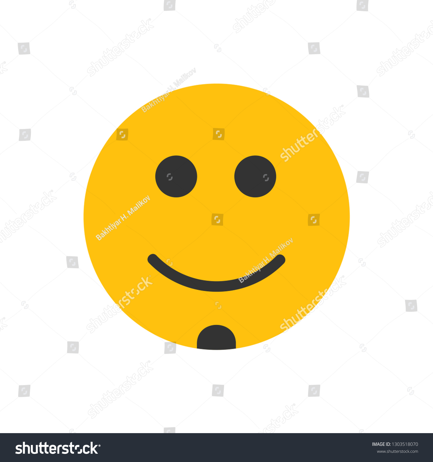 Smiley Emoticons Emojis Stock Vector (Royalty Free) 1303518070