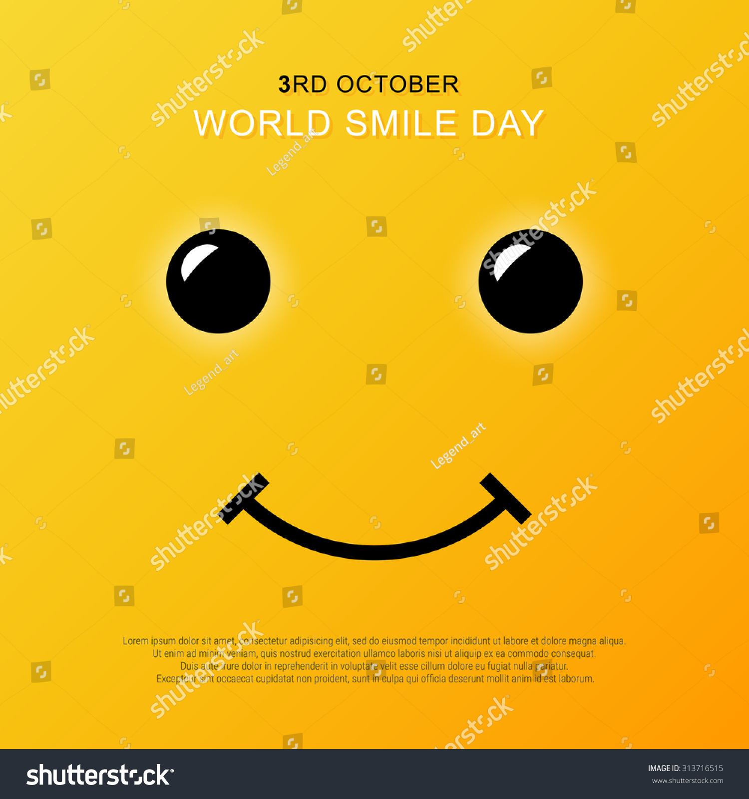 スマイリー顔 黄色い笑顔のポスター 世界の笑顔の日 ベクターイラスト スマイリーのベクター画像 スマイリーのアイコン スマイルの背景 スマイリーの壁紙 絵文字の背景 絵文字のアイコン 絵文字の壁紙 のベクター画像素材 ロイヤリティフリー