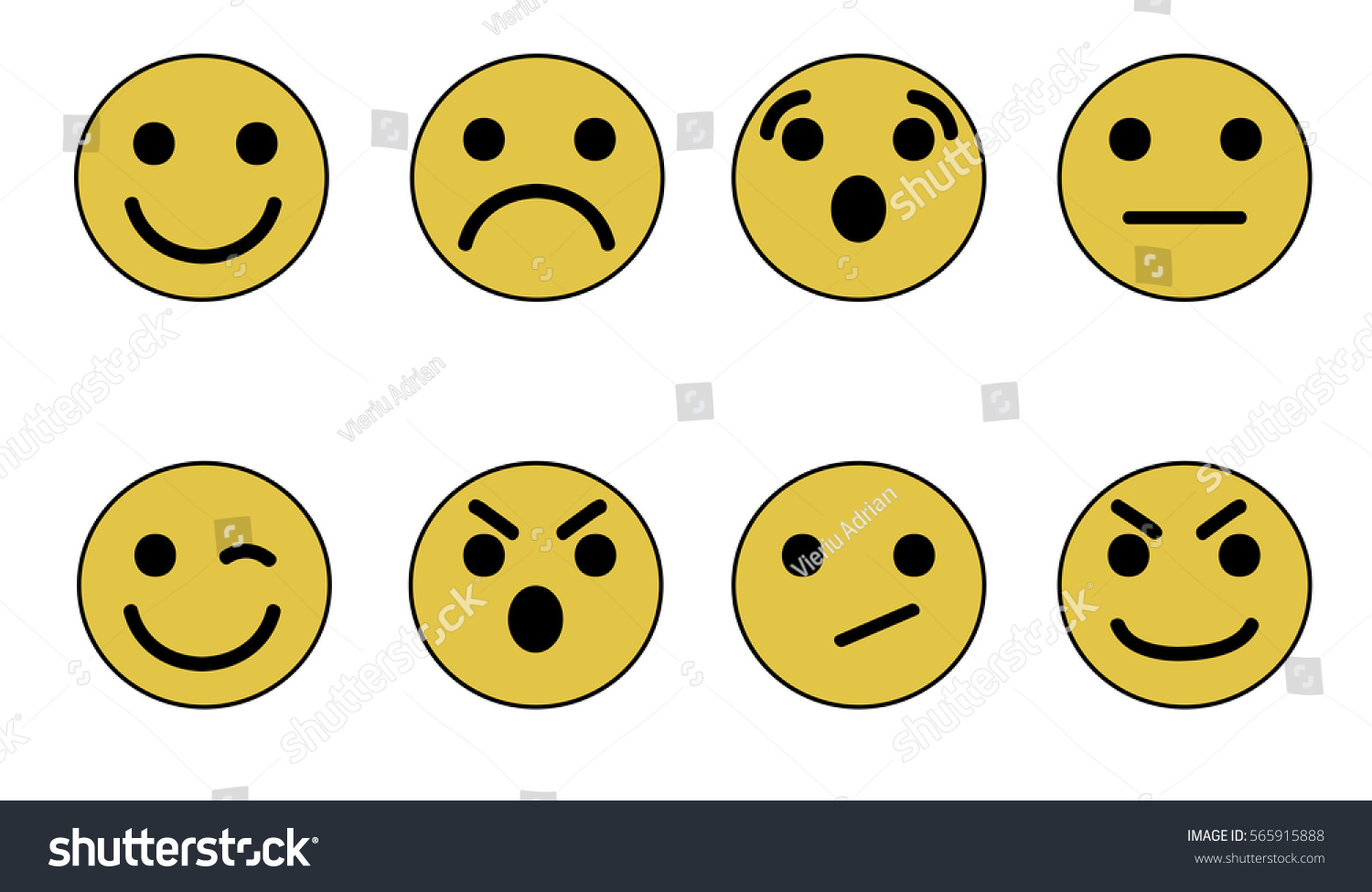 Smiley Icons Batch Vector Illustration: เวกเตอร์สต็อก (ปลอดค่าลิขสิทธิ์ ...