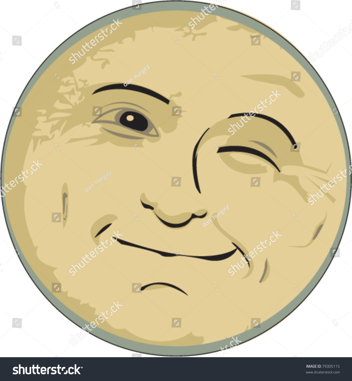 man in the moon clipart - photo #46