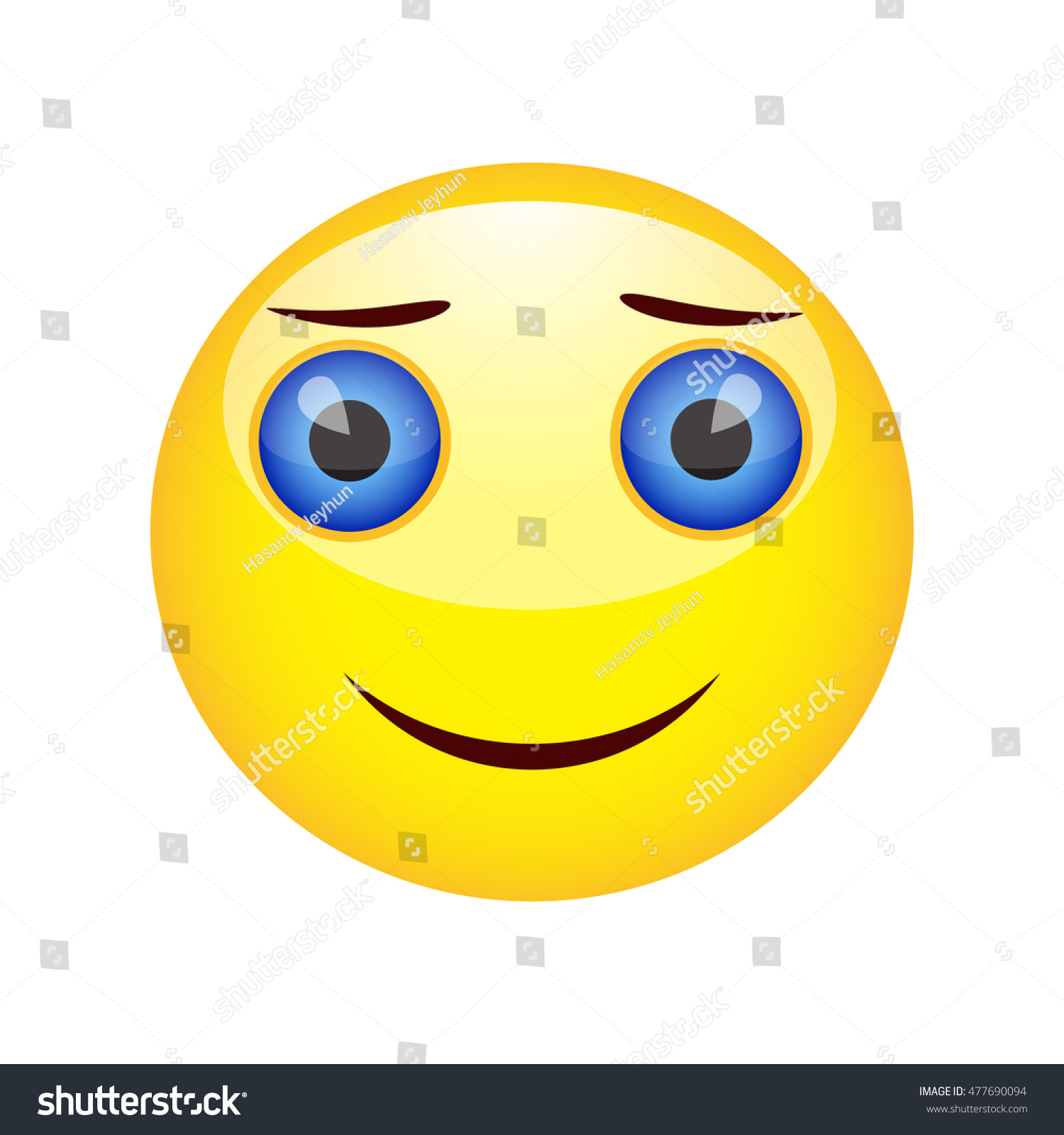 Smiling Emoticon Stock Vector (Royalty Free) 477690094 | Shutterstock