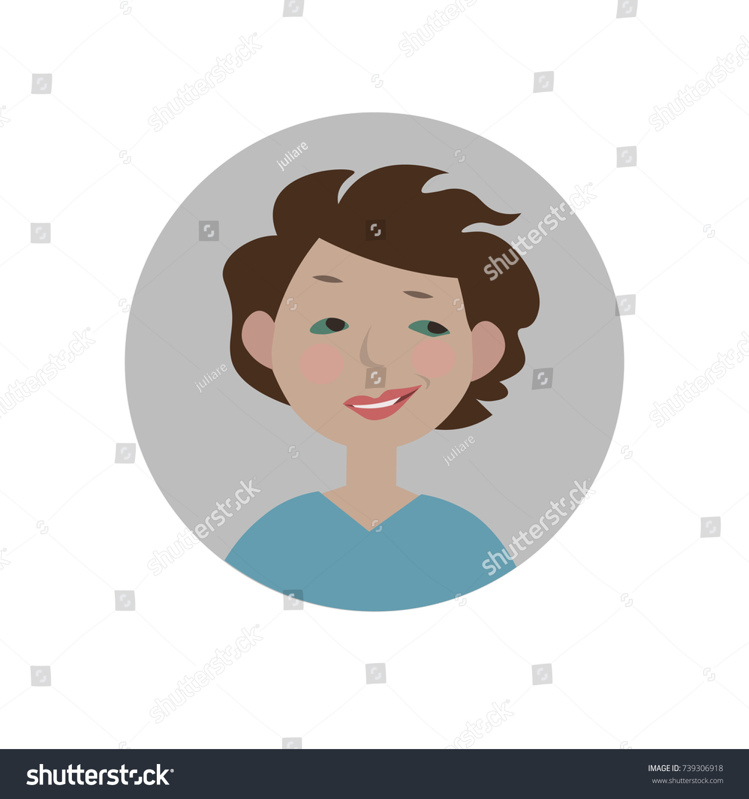 Vektor Stok Smirking Emoji Sarcastic Emoticon Ironic Smiley Tanpa Royalti 739306918 Shutterstock