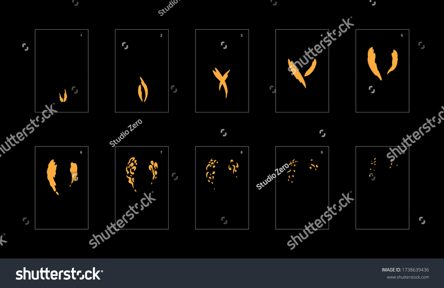 SVG of Smoke effect. dust smoke animation sprite sheet. classic dust smoke effect animation for game or cartoon or animation. vector style animation effect 1777. svg