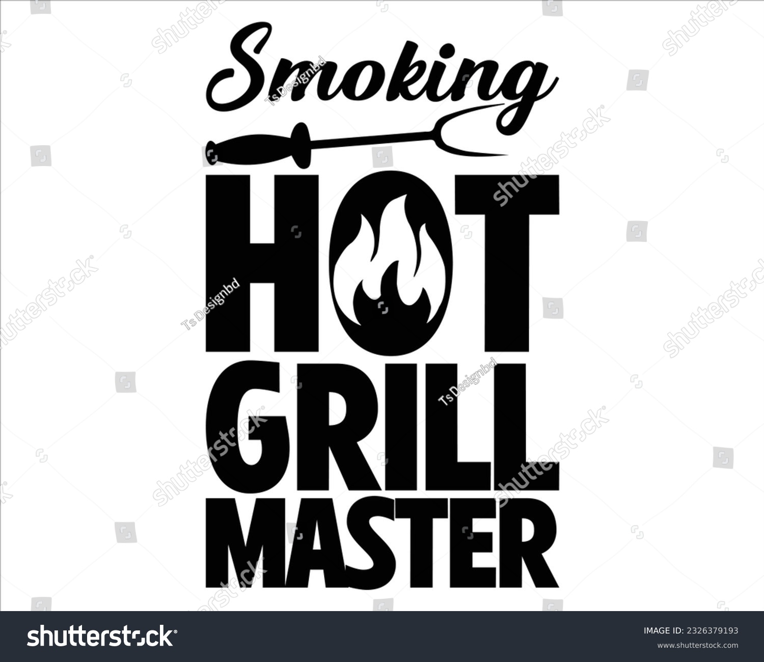 SVG of Smoking Hot Grill Master Svg Design,BBQ SVG design and craft files,Barbeque party, BBQ clipart,Bbq Design Svg Design svg