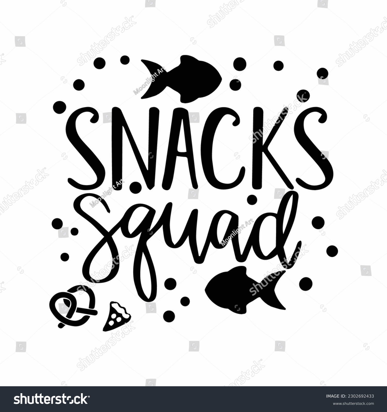 SVG of Snack Squad SVG, Funny Quotes Svg, Kids, Boys, Baby Onesies, Toddlers, Friends, Gift for Kids, Kids Shirt svg, hand-lettered, Svg Files for Cricut svg