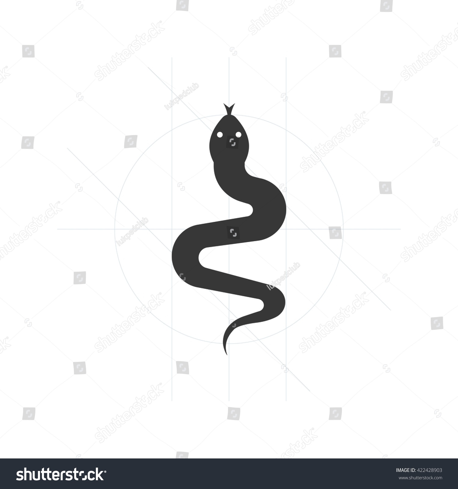 Snake Icon,Satan Symbol Stock Vector 422428903 : Shutterstock