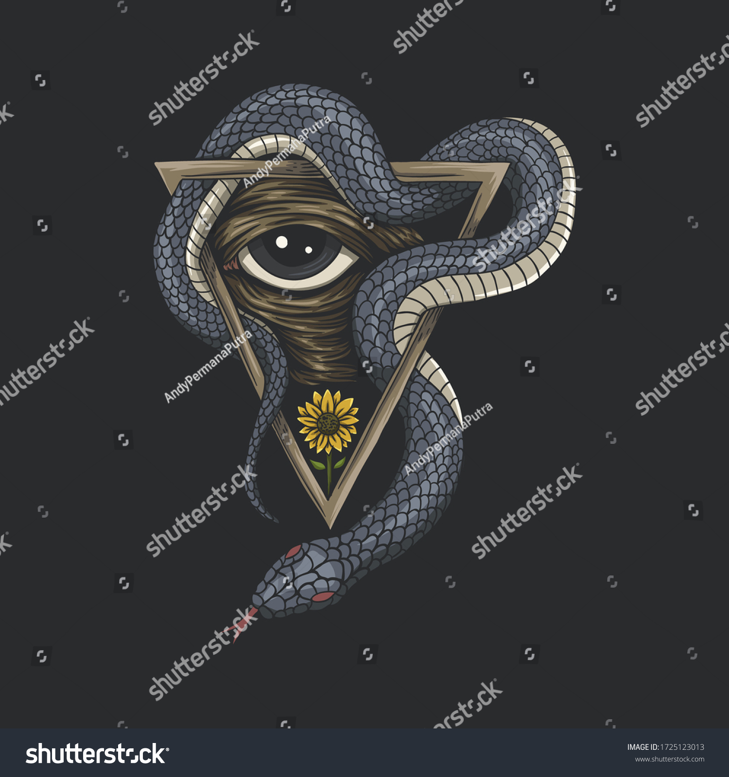 3,986 Snake and triangle Images, Stock Photos & Vectors | Shutterstock