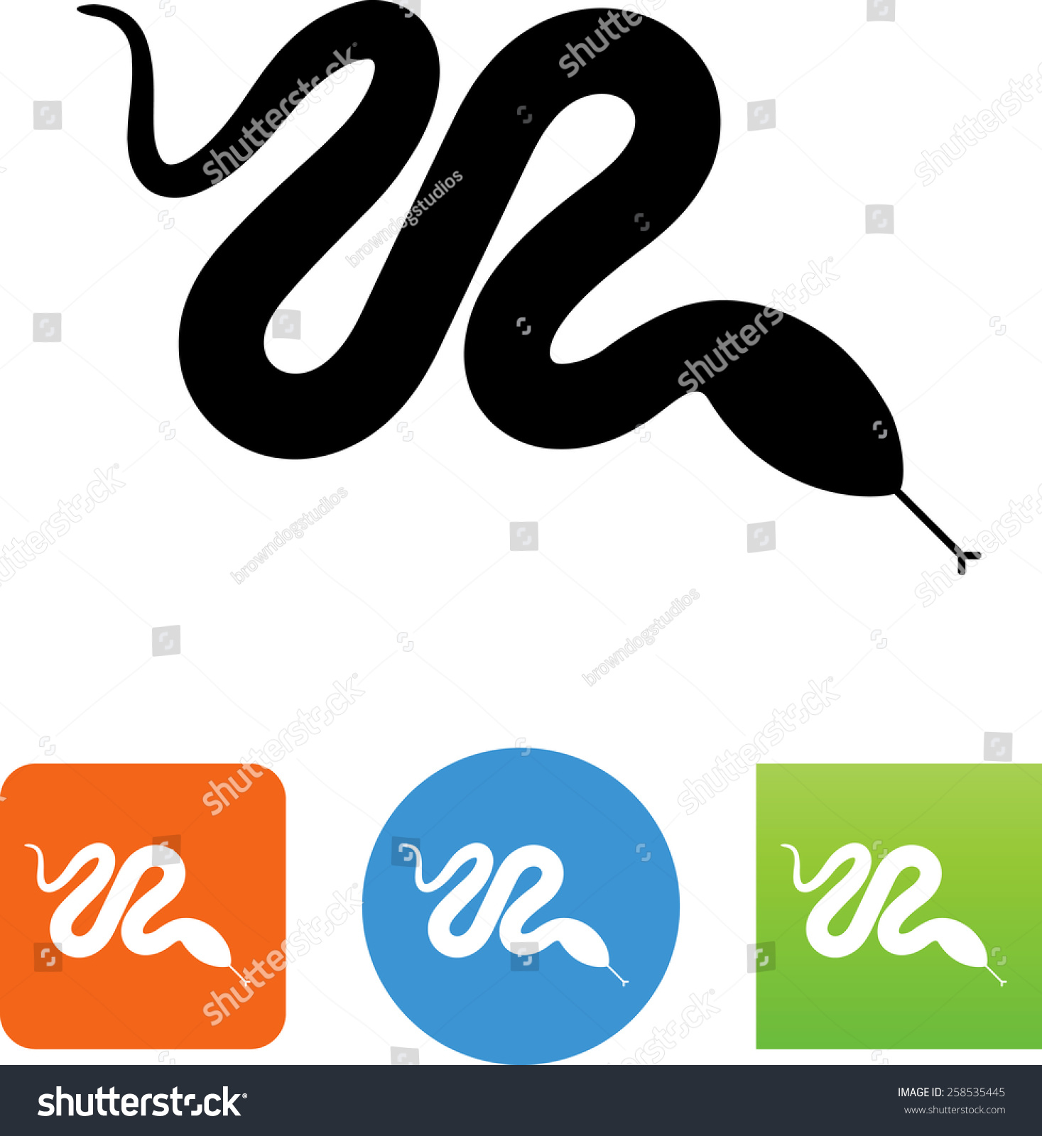 SVG of Snake symbol svg