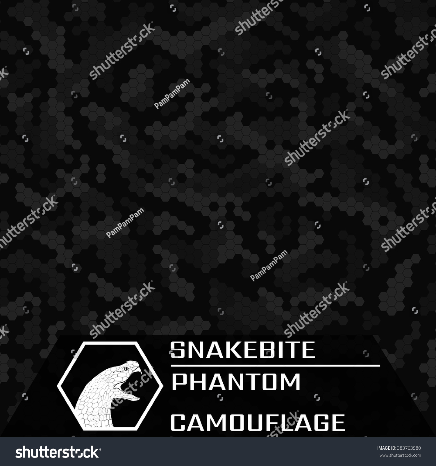 SVG of Snakebite. Phantom. Texture of black camouflage. Seamless Pattern. svg