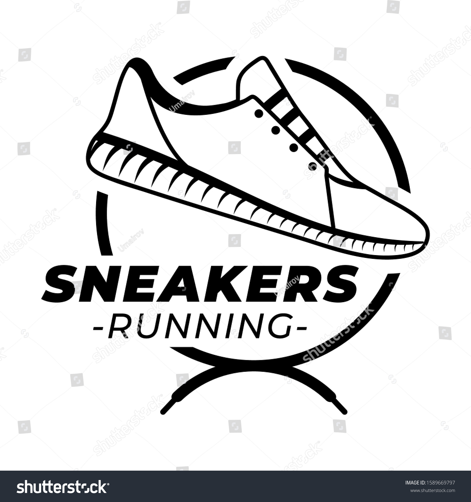 Sneaker Shoe Logos Can Be Used Stock Vector (Royalty Free) 1589669797