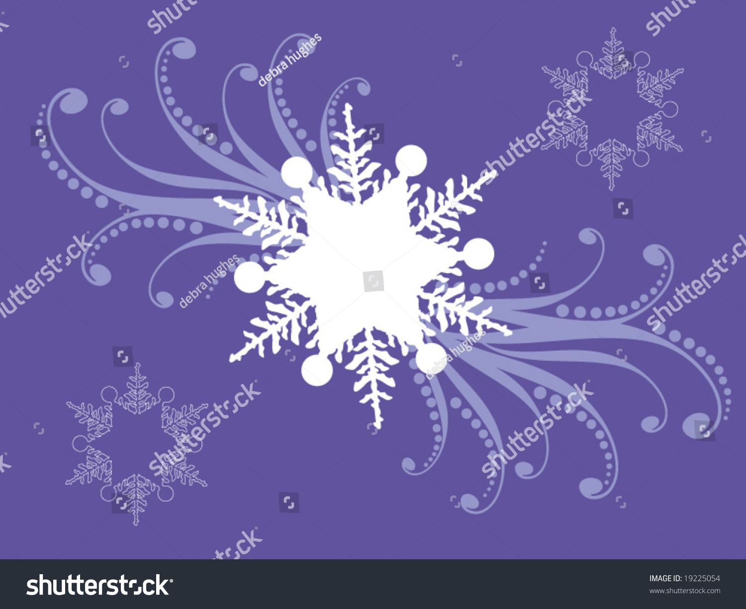 Snow Flourish Stock Vector Illustration 19225054 : Shutterstock