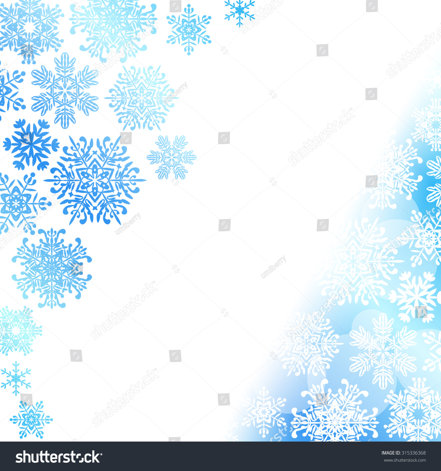 Snowflake Christmas Background Stock Vector Illustration 315336368 : Shutterstock