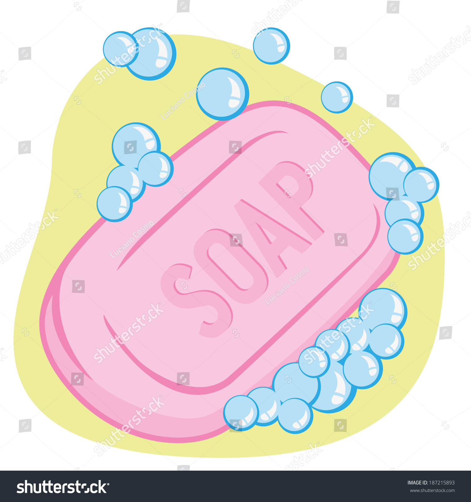 Soap Bubbles Stock Vector 187215893 - Shutterstock