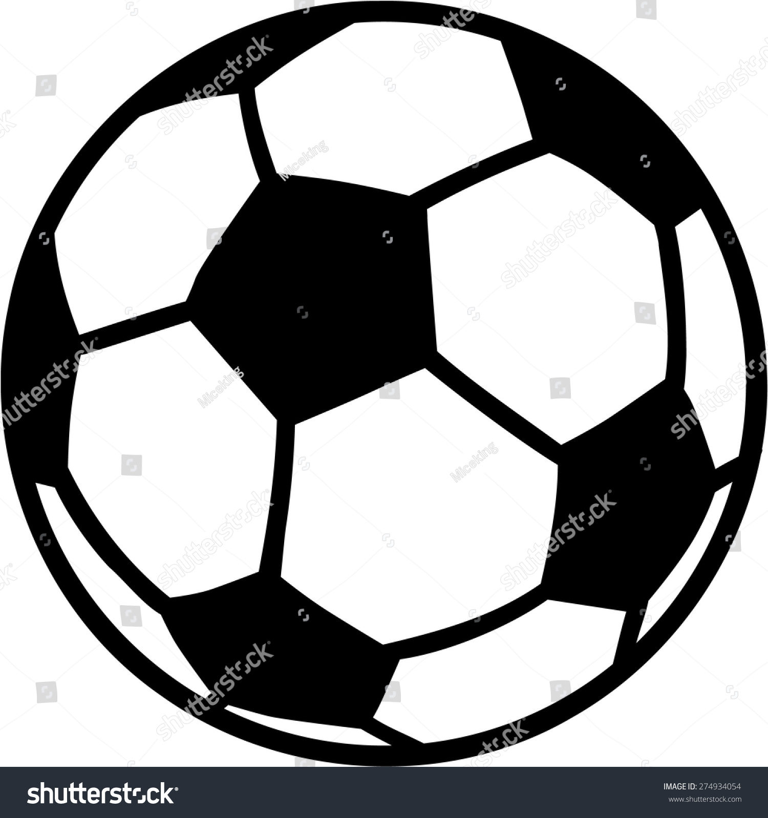 Soccer Ball Stock Vector (Royalty Free) 274934054 | Shutterstock