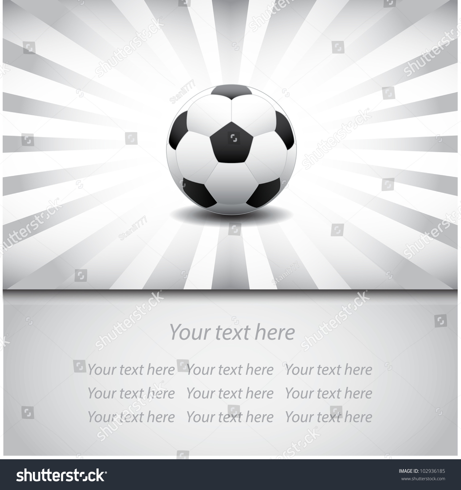 soccer ball card