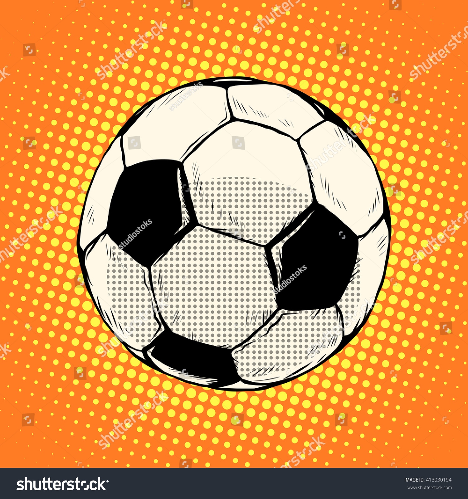 Soccer Ball Football Stock Vector Royalty Free Shutterstock