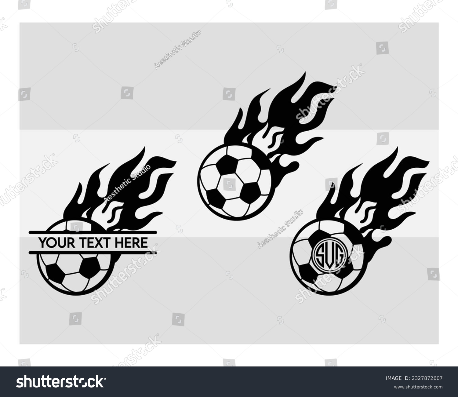 SVG of Soccer Ball, SVG Bundle, Soccer, Ball Svg, Circut Cut Files Silhouette, Sports Game, Football Svg, Soccer Fire Svg, Silhouette, Soccer Clipart, Vector, Outline svg