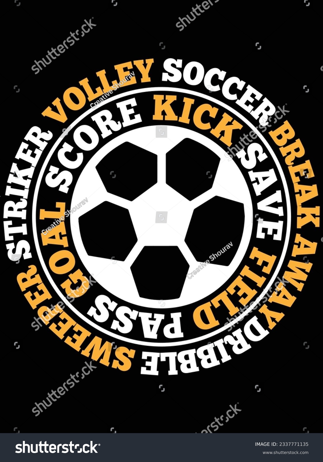 SVG of Soccer break away dribble sweeper vector art design, eps file. design file for t-shirt. SVG, EPS cuttable design file svg