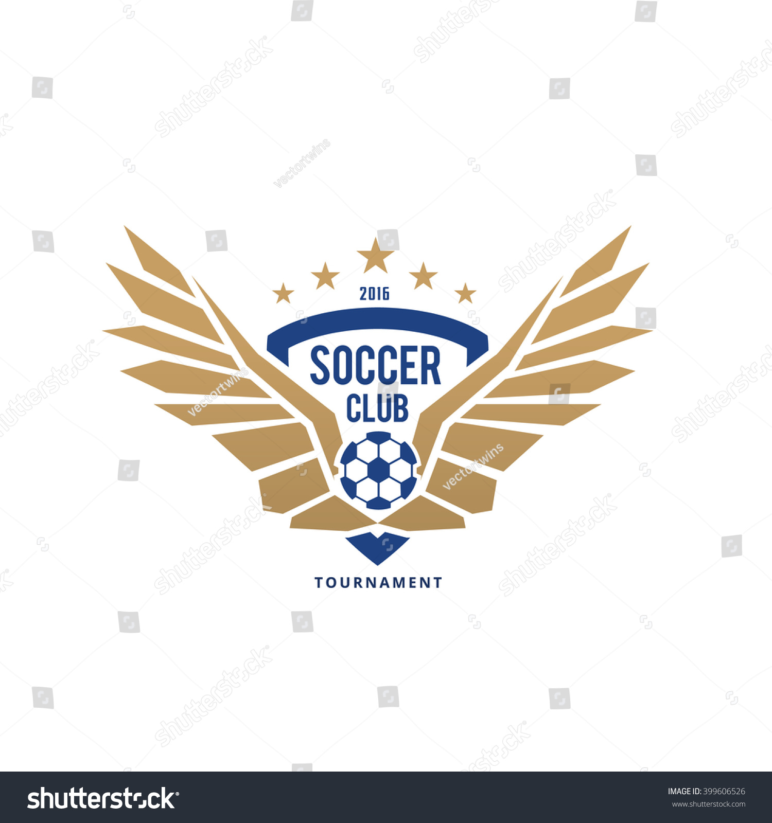 Soccer Club Logofootball Logovector Logo Template Vectores En Stock 399606526 Shutterstock Nightclub Logo Template